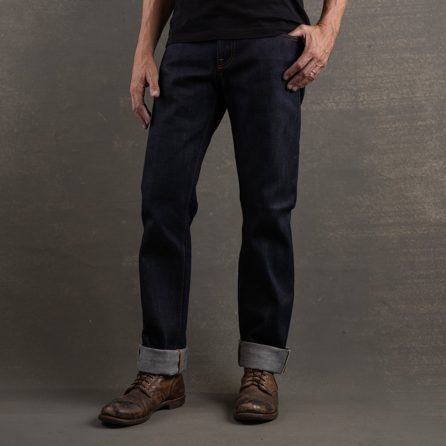 PRE ORDER: True Straight 21.5oz Dark Gauntlet Heavyweight Selvage Denim