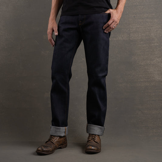 PRE ORDER: True Straight 21.5oz Dark Gauntlet Heavyweight Selvage Denim