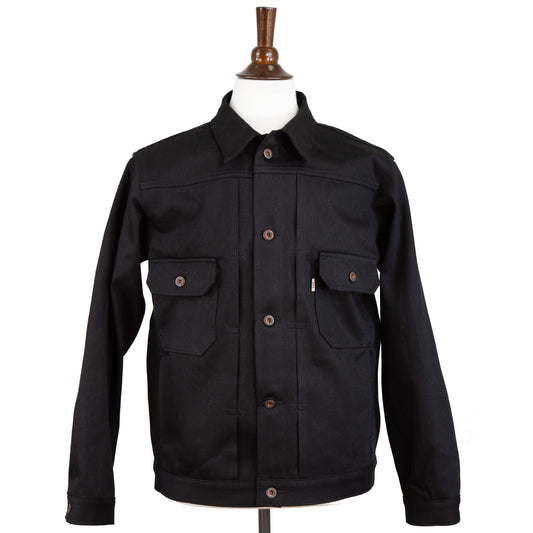 Type 2 X111 13.5 Oz Double Black Selvedge Jacket