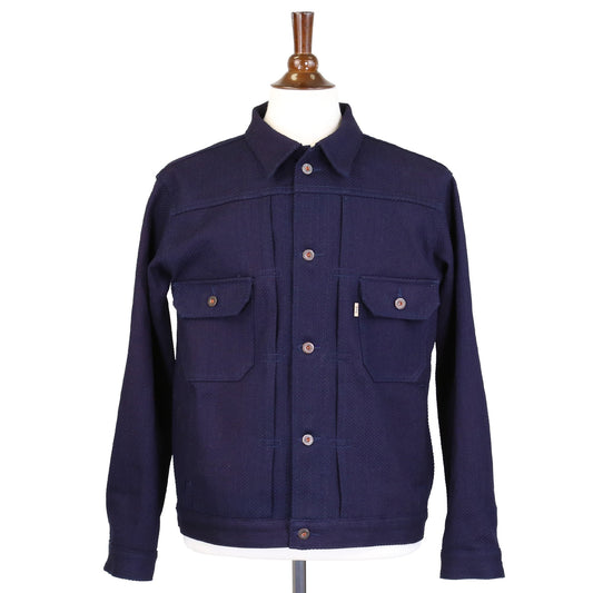 Type 2 Sashiko Indigo Presoaked Jacket