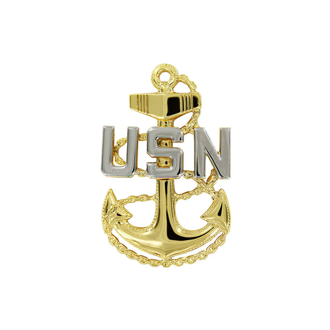 Navy Cap Device: E7 Chief Petty Officer - Miniature Pin Z99C010