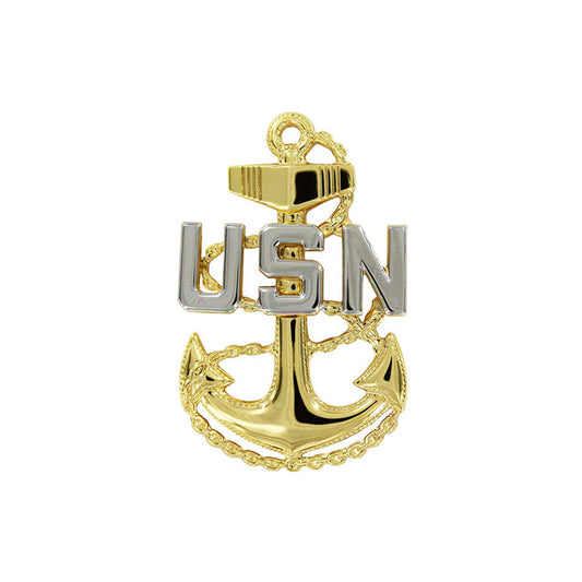 Navy Cap Device: E7 Chief Petty Officer - Miniature Pin Z99C010