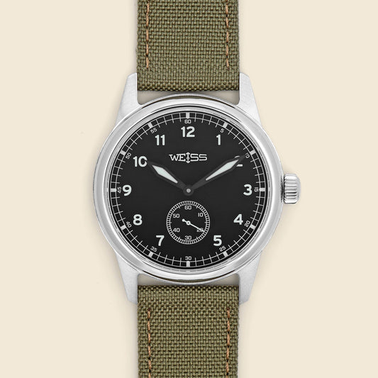 Standard Issue Field Watch 38mm - Black/Olive