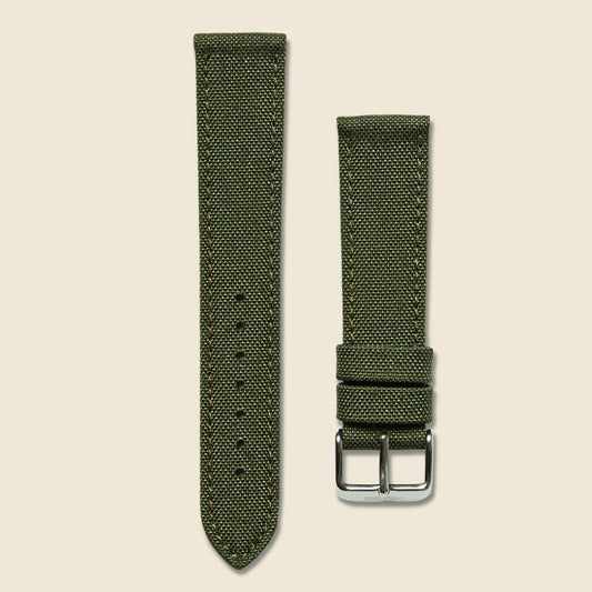 Canvas Watch Band - Olive