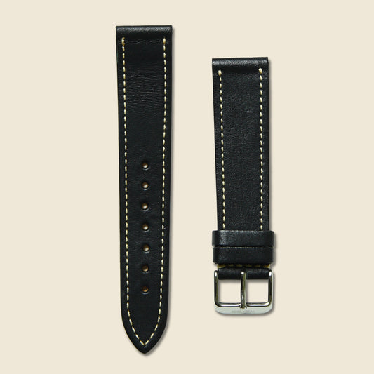 Horween Leather Watch Band - Black