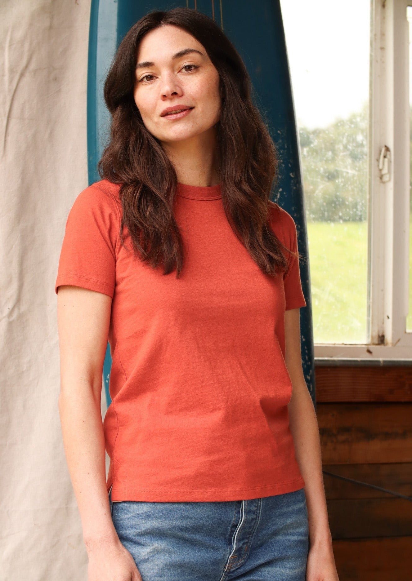 Reyes Boxy Tee | 100% Natural Cotton