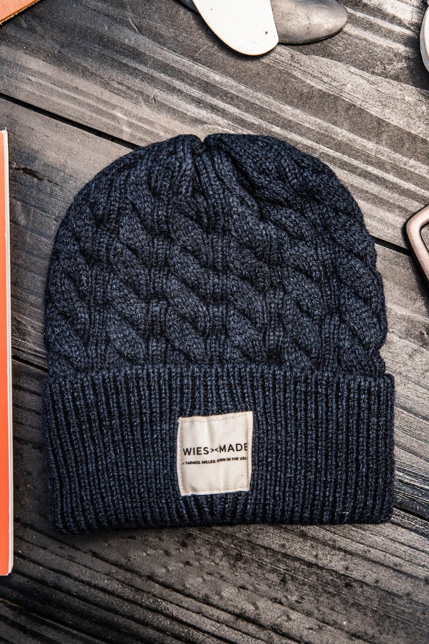 Wool Beanie | 100% American Made - Navy