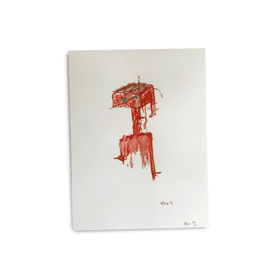 Billy Martin Water Illies Risograph Print - Humanoid