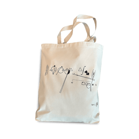 Billy Martin "Water illies" Tote Bag - Graphic Score