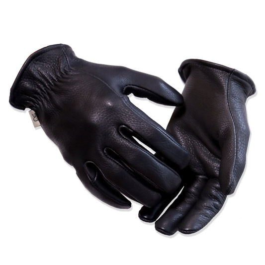 Gapem Black Deer Skin Gloves