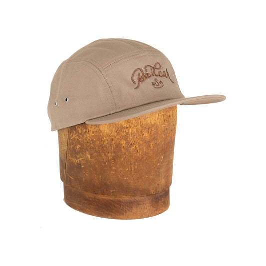 Railcar USA Khaki Five Panel Camp Hat