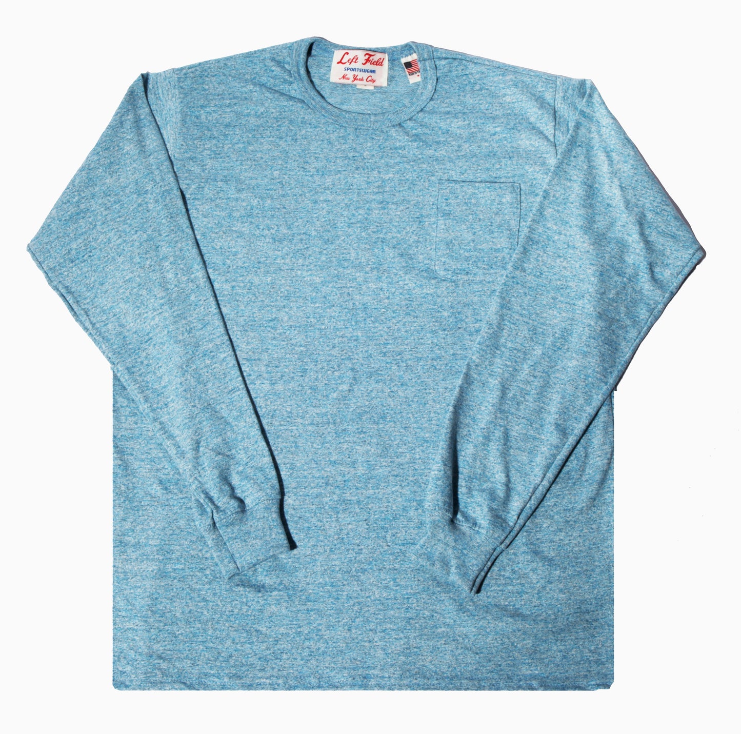 L/S Light Blue Chambray Pocket Tee
