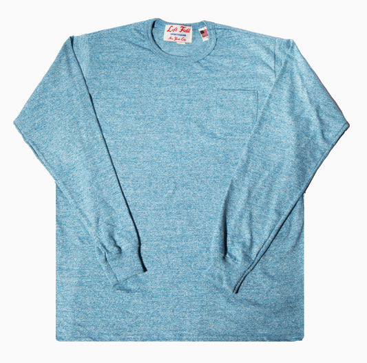 L/S Light Blue Chambray Pocket Tee