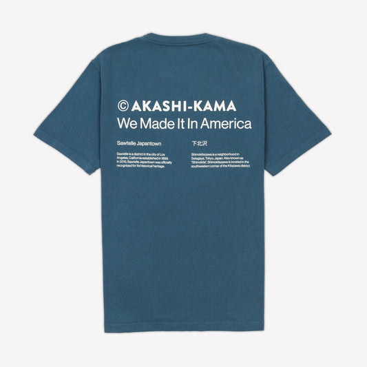 City Collection Tee - Koi Blue