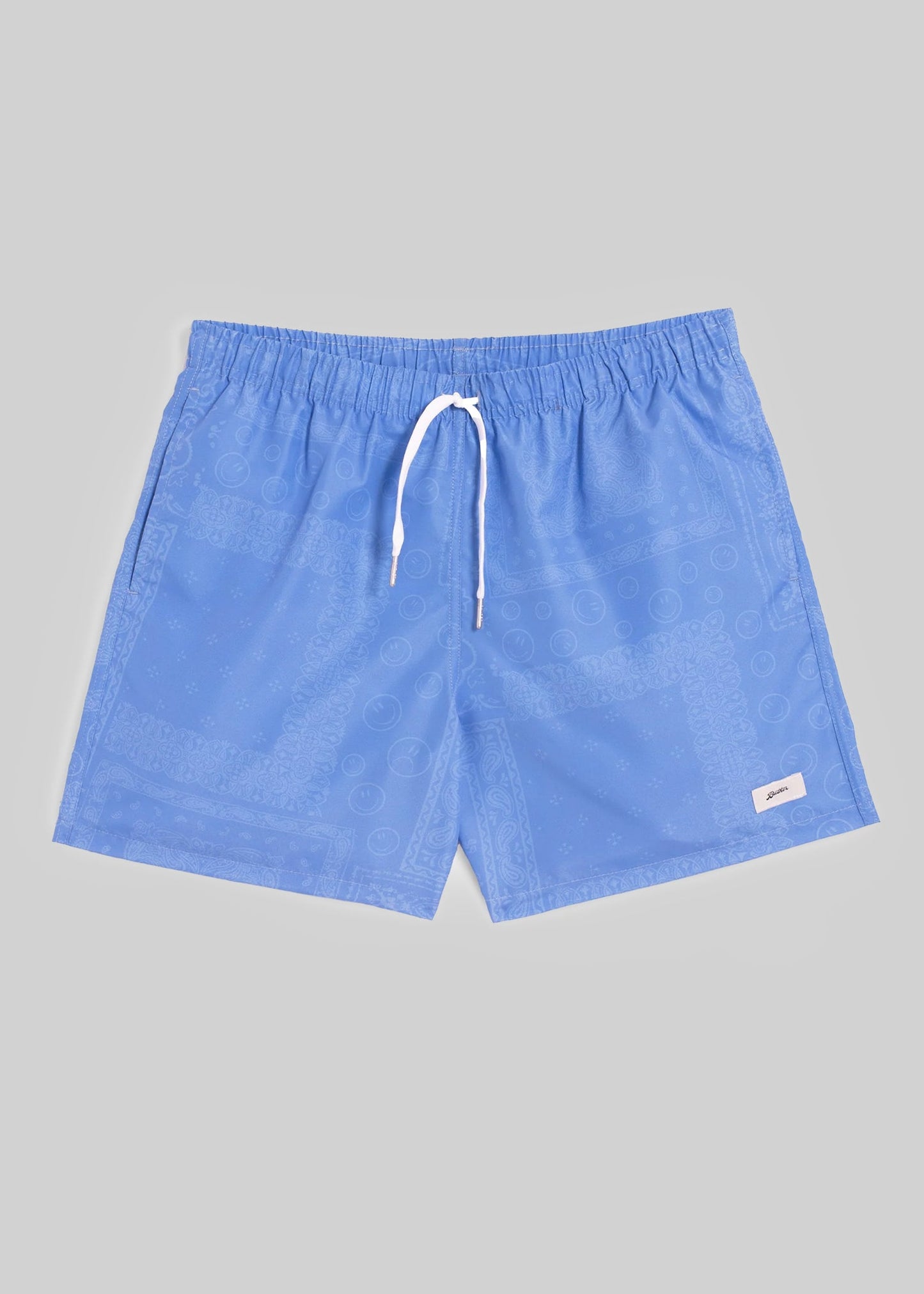 Bather Patterned Swim Trunk