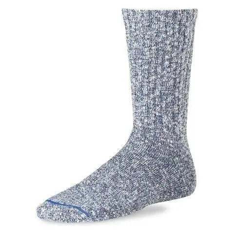 Cotton Ragg Crew Sock 97168 Blue/White