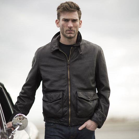 Division Commander’s Leather Tanker Jacket Z21U020