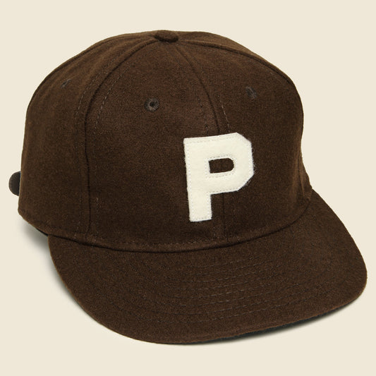 Paris Red Peppers Wool Hat - Brown