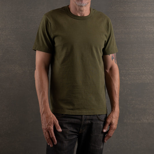 Glory Days Short Sleeve Classic T-Shirt Heavyweight Cotton/ Dark Army