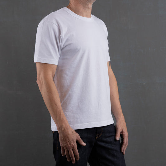 Glory Days Short Sleeve Classic T-Shirt Heavyweight Cotton/White