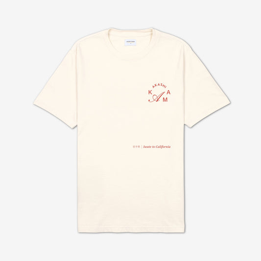 Hanko Crest Tee - Cream