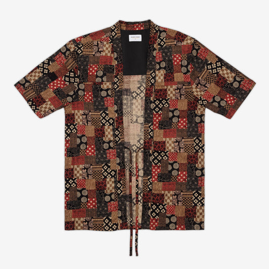 Haori Jacket - Red Boro