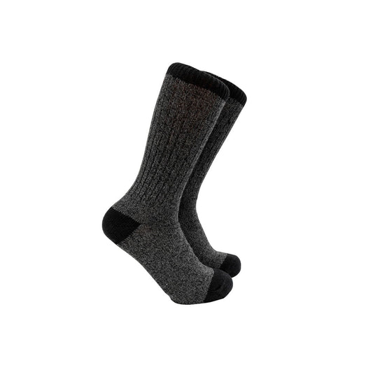 HELM Cabin Socks - Black + Grey