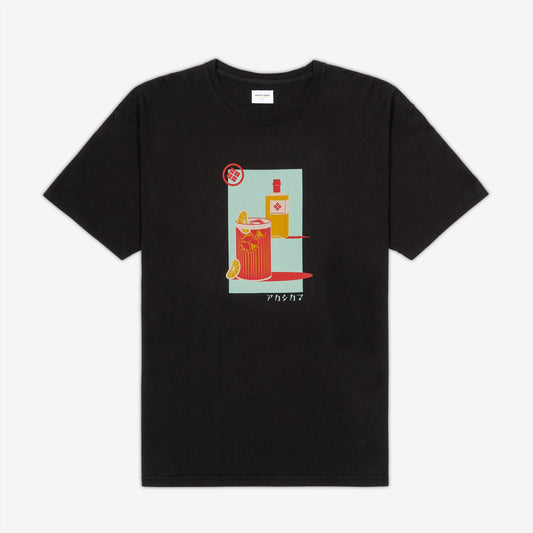 Highball ハイボール Oversize Tee - Black