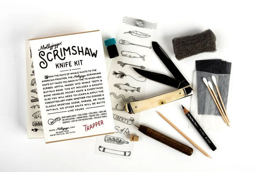 Scrimshaw Trapper Knife Kit