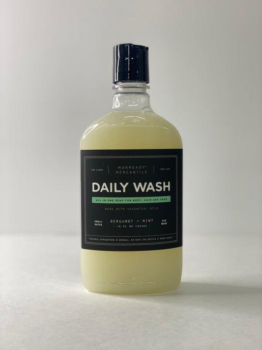 Daily Wash | Bergamot + Mint | Manready Mercantile