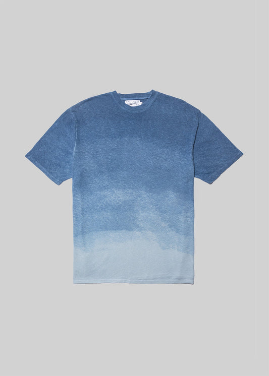 Natural-Dyed Cotton Linen Tee