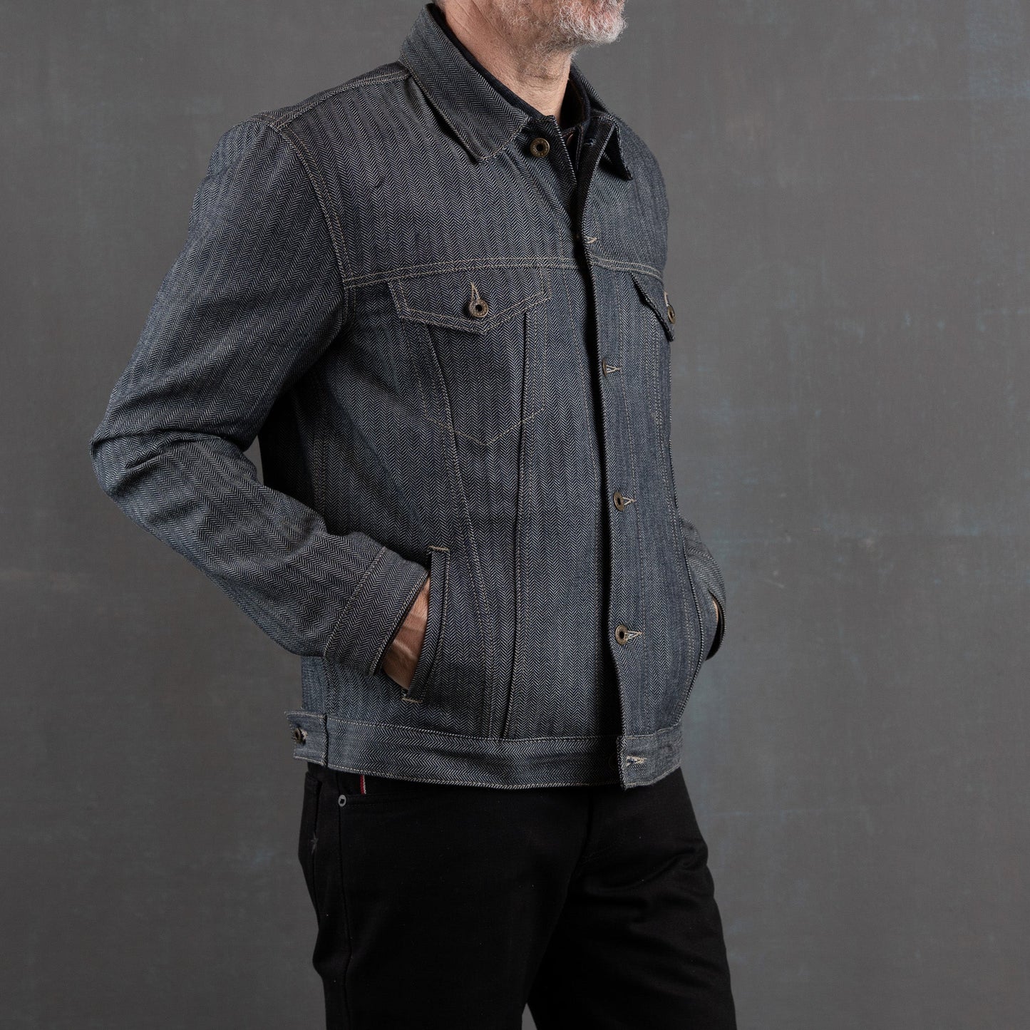 PRE ORDER: Ironside 14oz Herringbone Selvage Denim