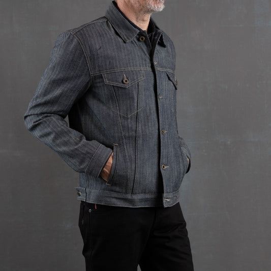 PRE ORDER: Ironside 14oz Herringbone Selvage Denim