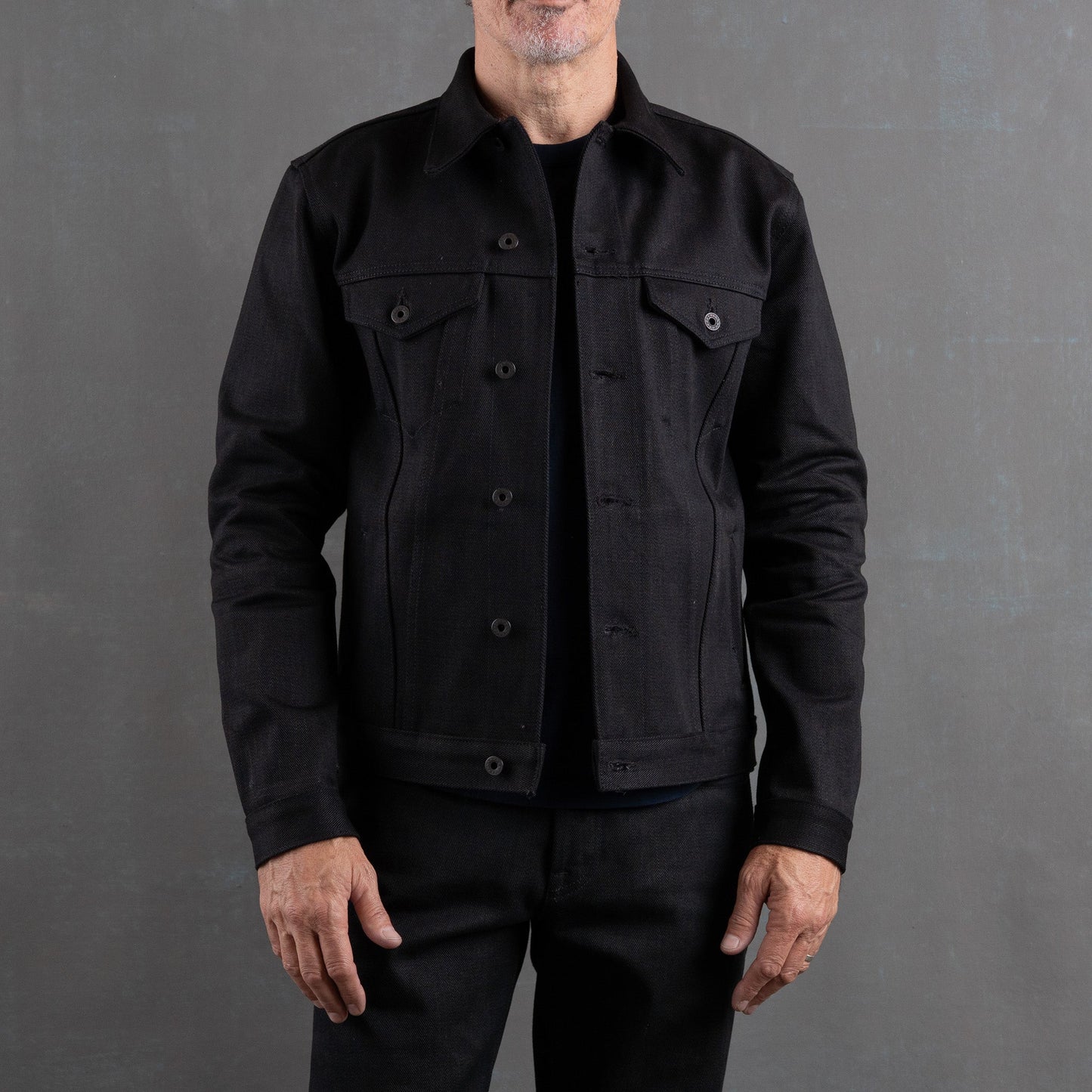 Ironside Jacket 21.5oz 'Mayhem' Double Black Japan Selvage Denim