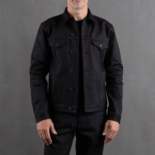 Ironside Jacket 21.5oz 'Mayhem' Double Black Japan Selvage Denim