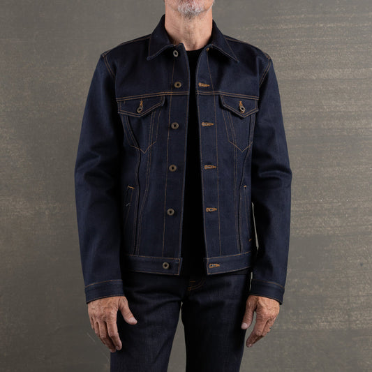 Ironside 21.5oz Dark Gauntlet Selvage Denim Jacket