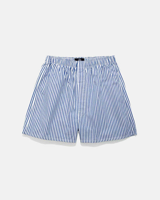 BLUE/WHITE BUTCHER STRIPE BOXERS