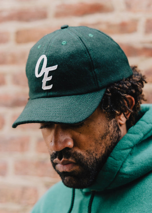 O.E. Wool Script Cap