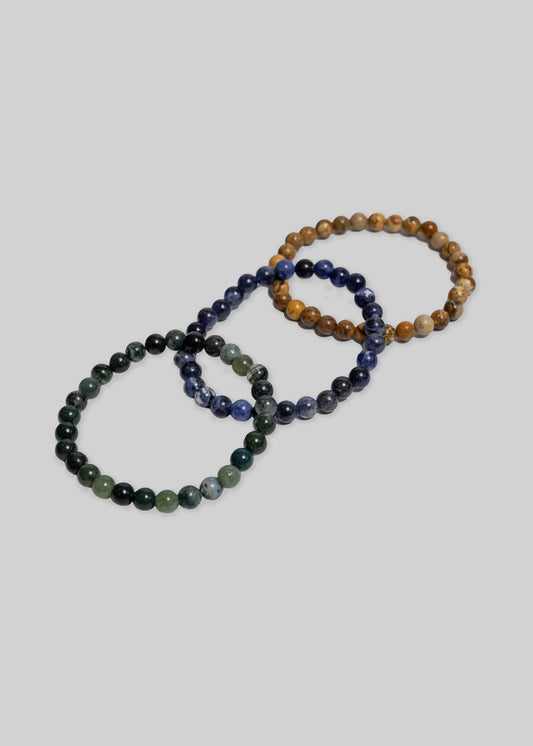 Branco x American Trench Large Bead Bracelet