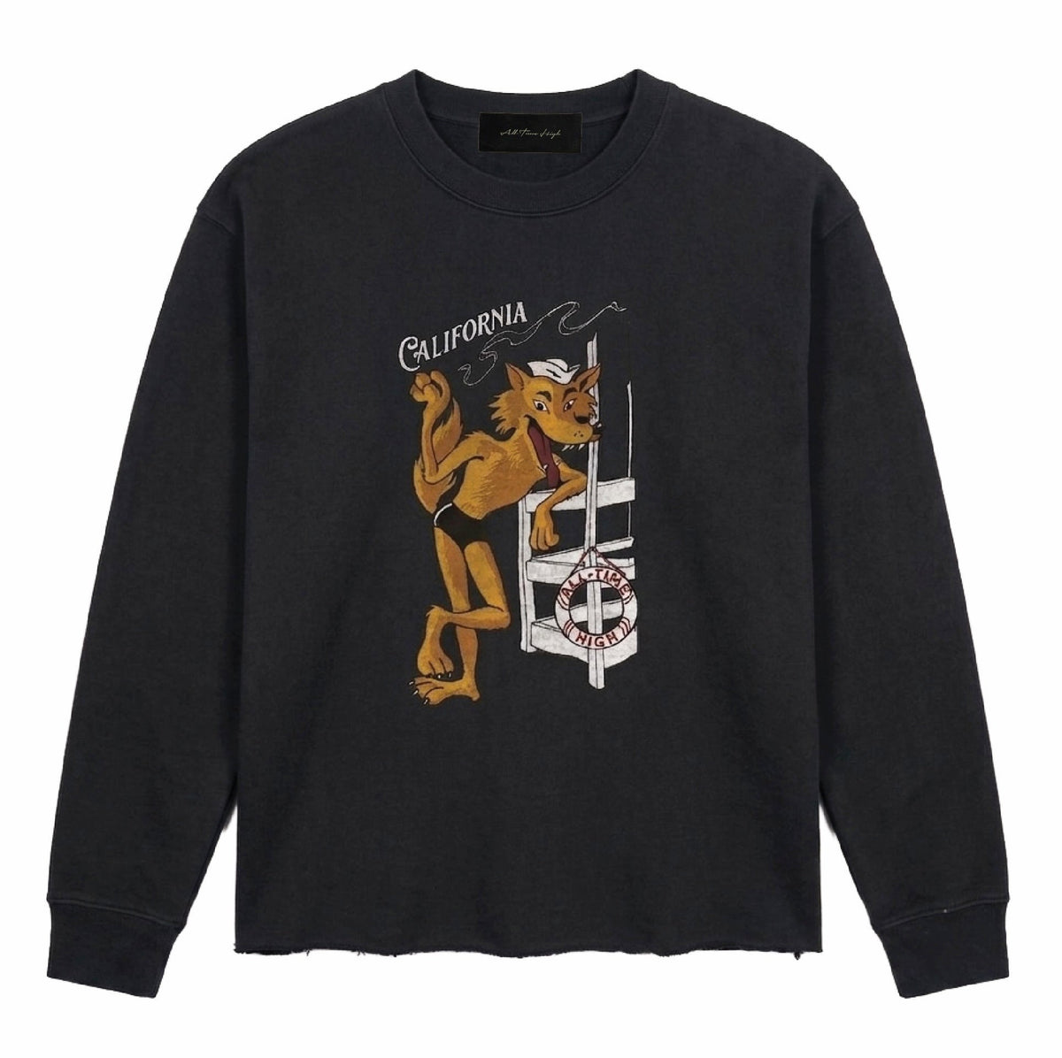 Lifeguard Chopped Longsleeve (Rinsed Black)