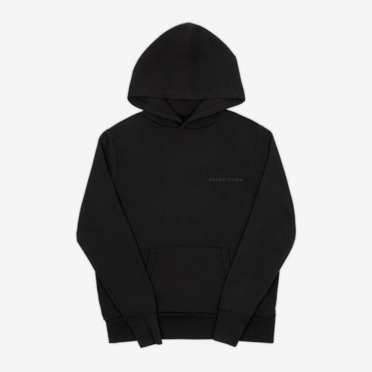 Stamped Logo Hoodie - Black