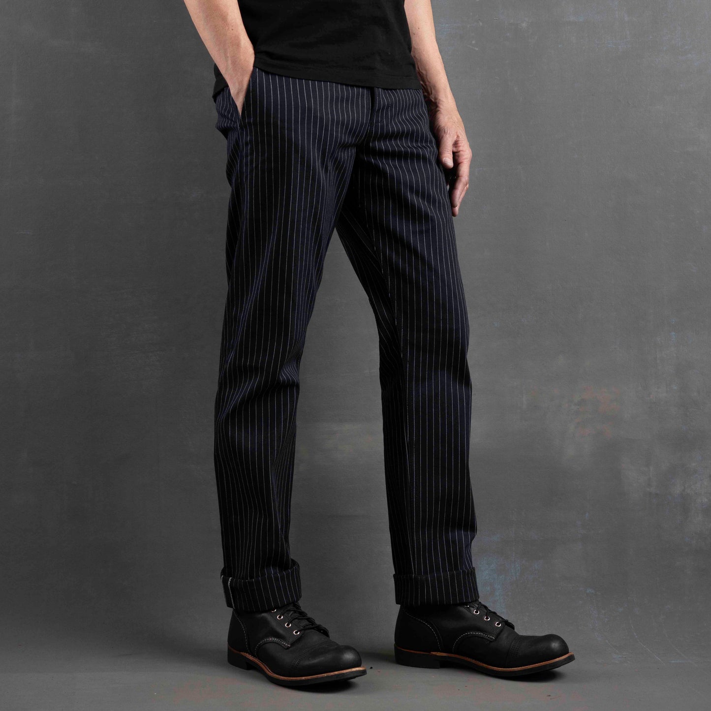 PRE ORDER: Marshal Selvage Chino 14oz Wabash Stripe Selvage Twill