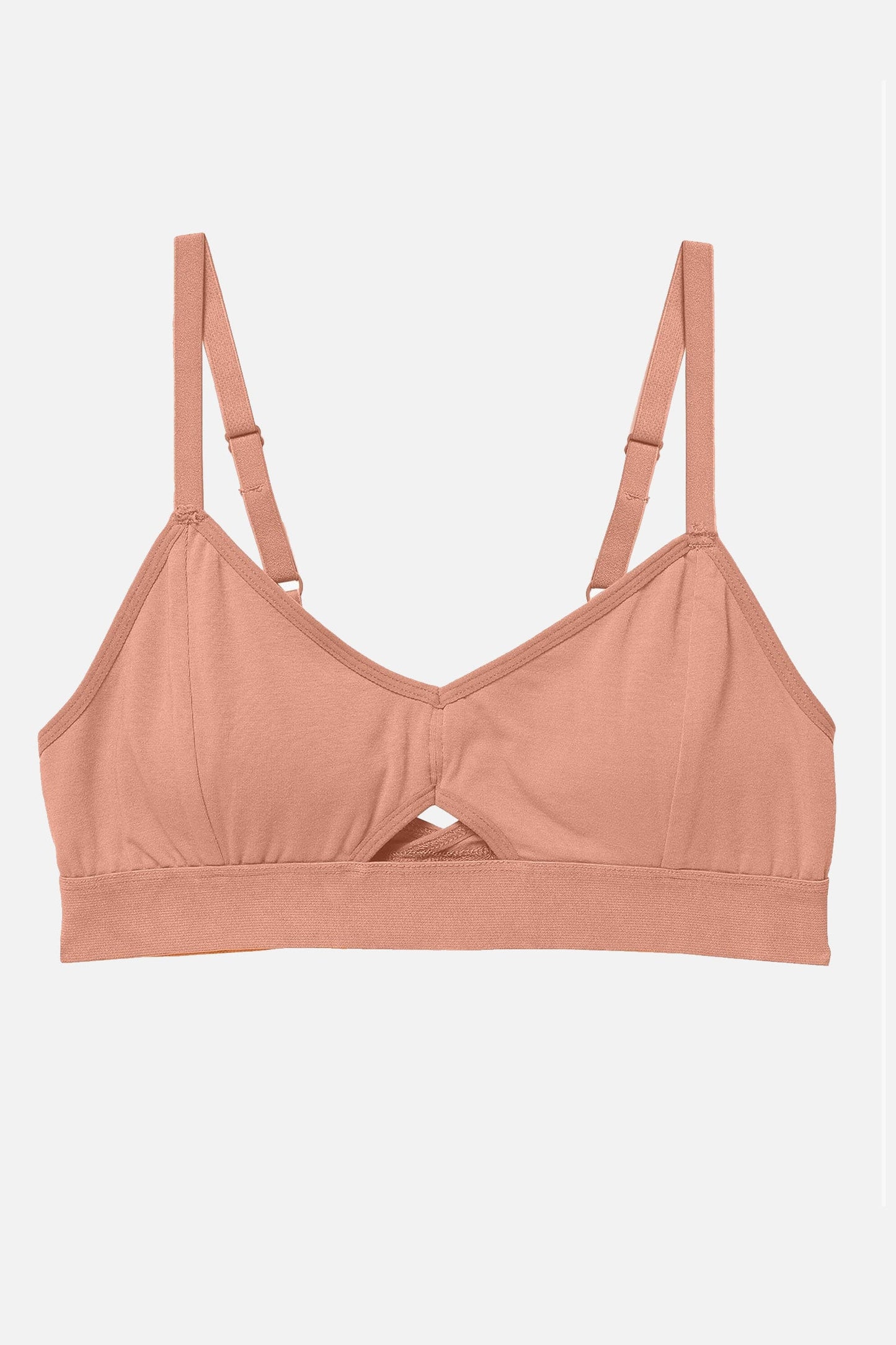 Richer Poorer Cut Out Bralette / Mocha Mousse