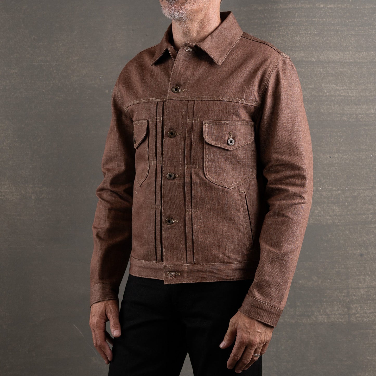 Mojave Jacket 13oz Beet Dye Japan Selvage Denim
