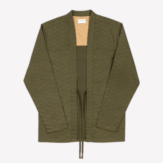 Noragi Jacket - Army Green Wave