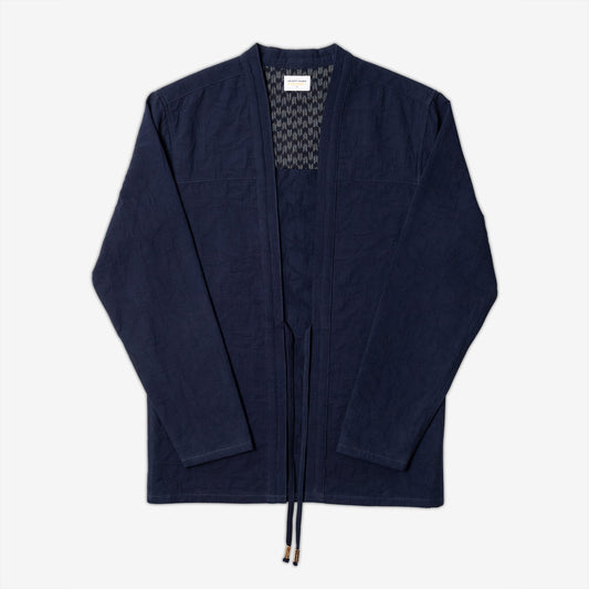 Noragi Jacket - Indigo Hyōgo Weave