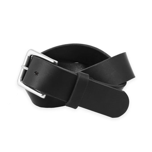 Railcar Leather Black Belt