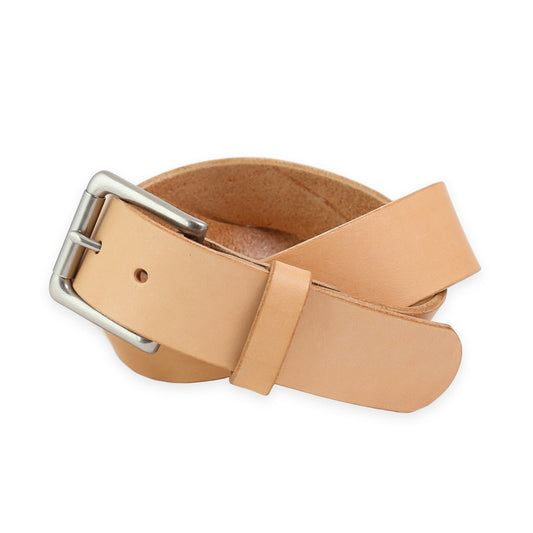Railcar Leather Veg Tan Belt