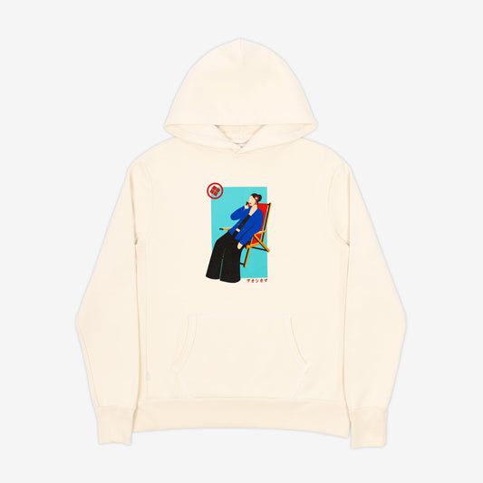 Riviera Woman Hoodie - Cream