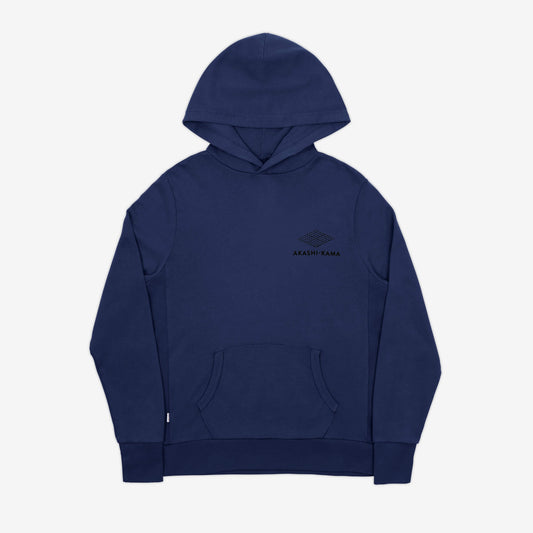 Sashiko Diamond Hoodie - Ocean